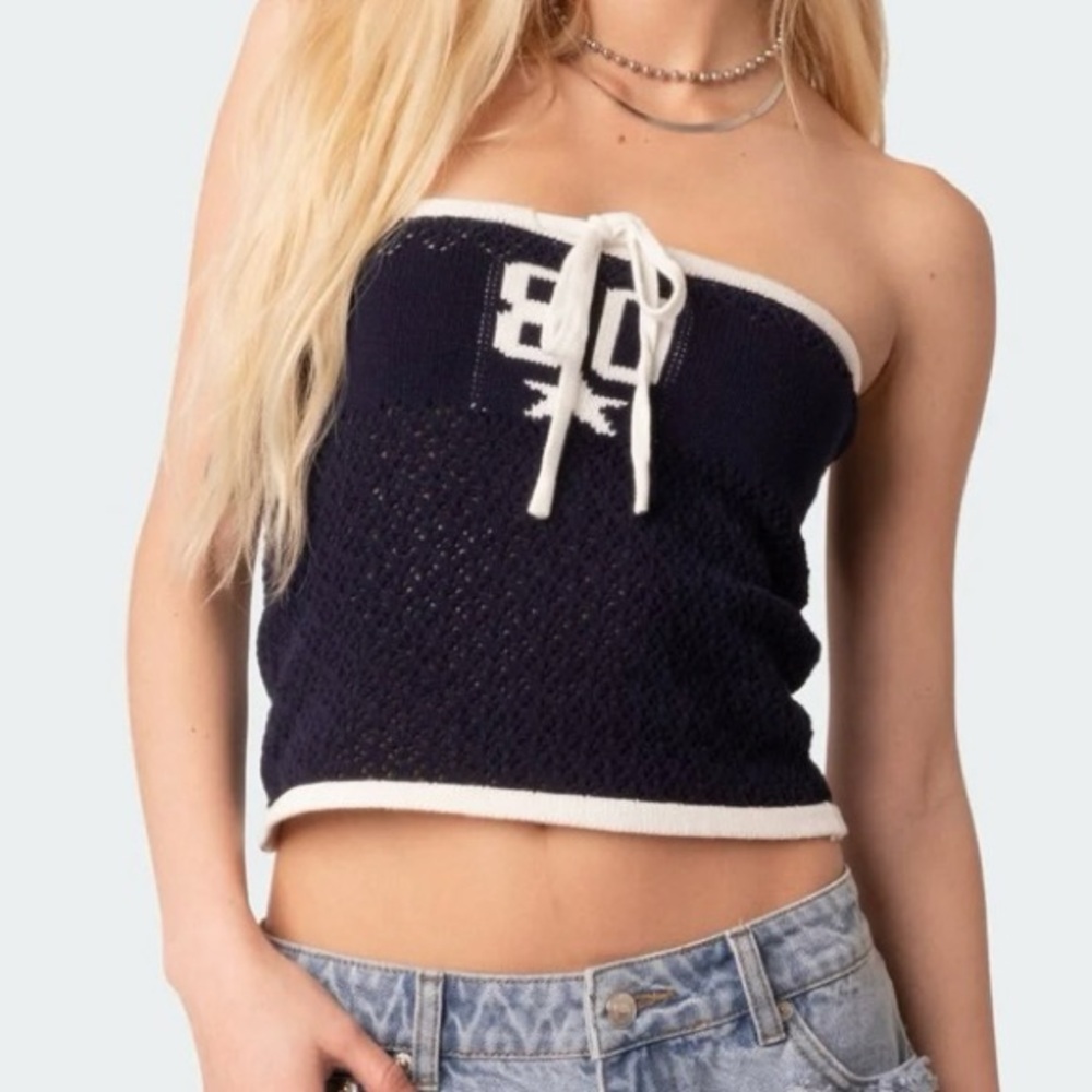 Edikted Jia Knitted Tube Top